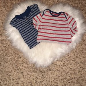 18 months boys long sleeve onesie 2 pack